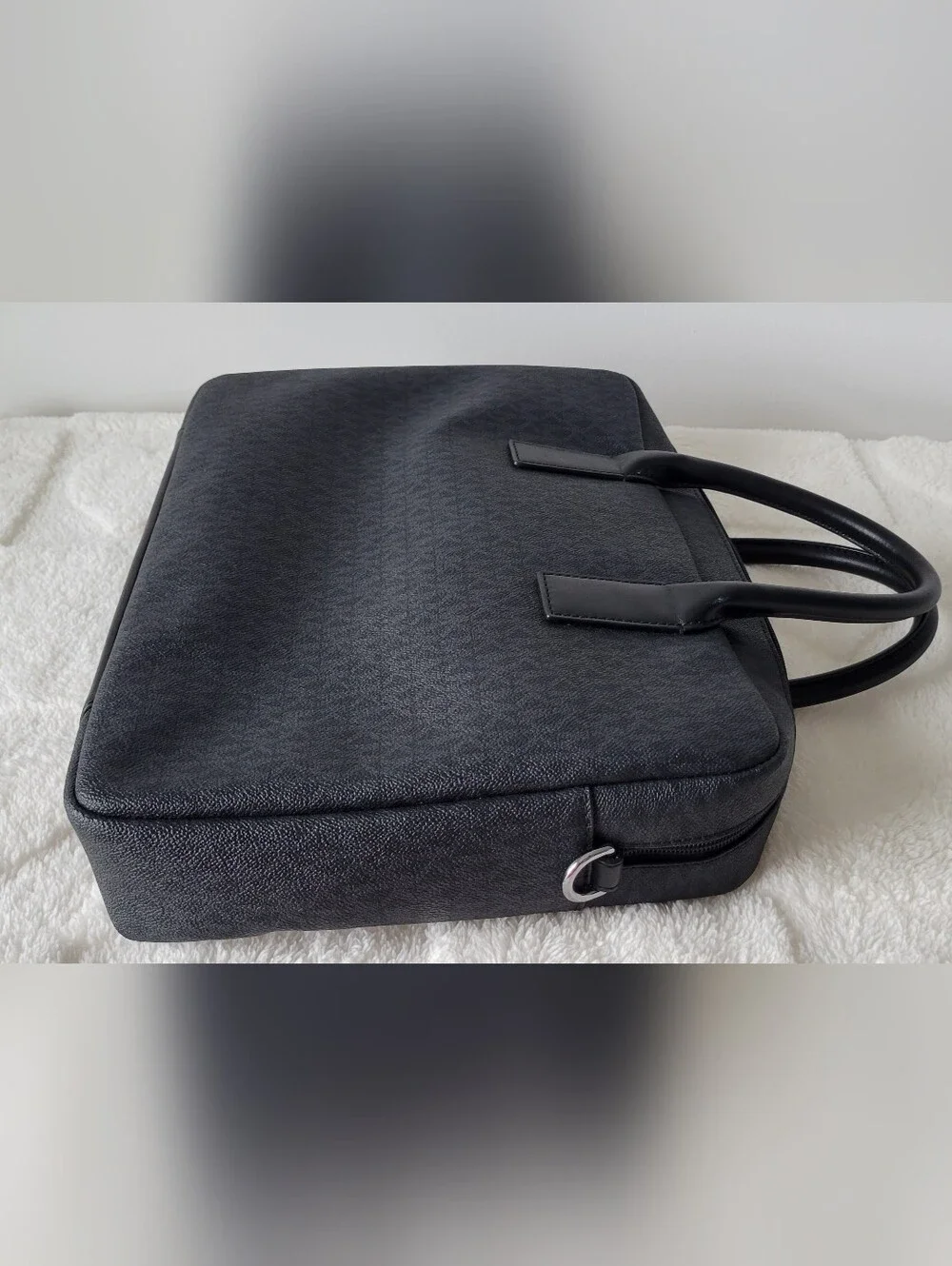 Michael Kors Logo Briefcase Black Pre-owned